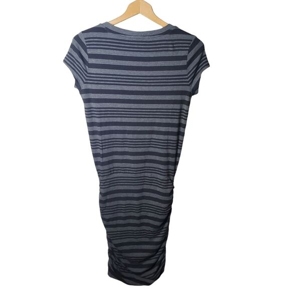 Athleta Topanga Striped V-Neck Shirt Dress Size XS - Picture 2 of 7
